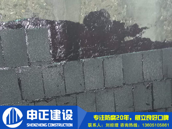 150米煙囪內(nèi)壁貼陶瓷?；u